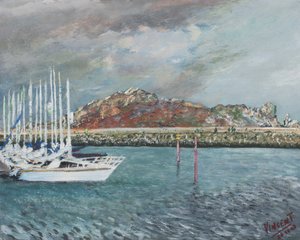 Howth, Irsko, 2001, (Akryl na plátně) od Vincent Alexander Booth