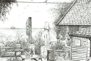 Inn na Isle of Wight, 2009 od Vincent Alexander Booth