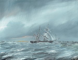 Mary Celeste unášená 5. prosince 1872, 2016, od Vincent Alexander Booth