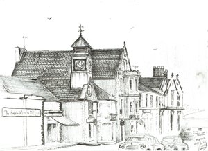 Hotel Star, Moffat. 2005, (tuš na papíře) od Vincent Alexander Booth