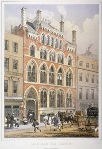 Crosby Hall na č. 95 Bishopsgate, City of London, 1860