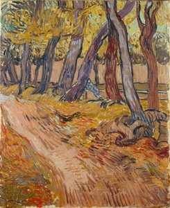 Cesta v zahradě v azylovém domě v Saint-Rémy, 1889. od Vincent van Gogh