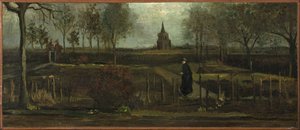 Farní zahrada v Nuenen na jaře, 1884. od Vincent van Gogh
