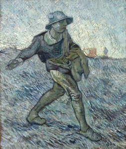 Rozsévač po prosu, 1890. od Vincent van Gogh