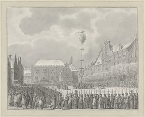 Zrušení městského vlastnictví na náměstí Grote Markt v Haarlemu, 1795