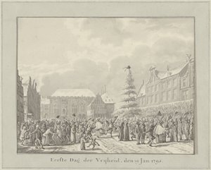 Revoluce v Haarlemu, 19. ledna 1795 První den svobody, 19. ledna. 1791 (název na objektu)