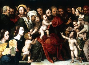 Ježíš s malými dětmi, c1559-1589