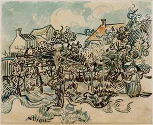 Stará vinice s ženou farmáře od Vincent van Gogh