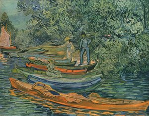 Břeh řeky s veslicemi v Auvers, 1890, 1947. od Vincent van Gogh