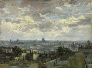 Pohled na Paříž. 1886 od Vincent van Gogh
