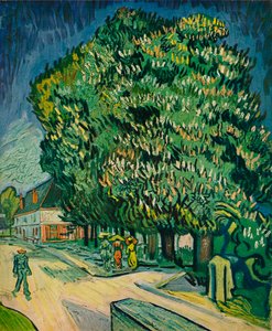 Kaštanové stromy v květu, 1890 od Vincent van Gogh