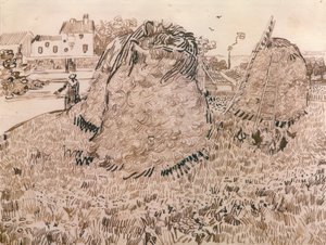 Hromada slámy od Vincent van Gogh