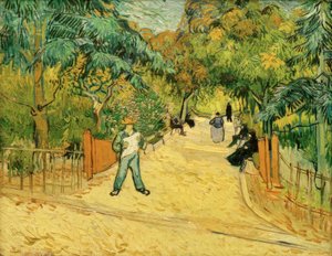 Vstup do parku v Arles s chodci od Vincent van Gogh