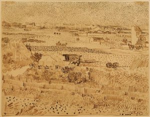 Sklizeň v Provence od Vincent van Gogh