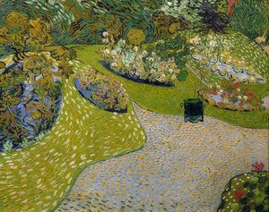 Zahrada v Auvers. 1890 od Vincent van Gogh