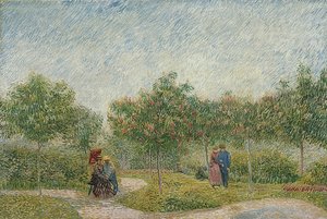 Zahrada s páry: Square Saint-Pierre. 1887 od Vincent van Gogh