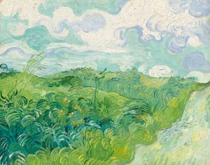 Zelená pšeničná pole, Auvers od Vincent van Gogh