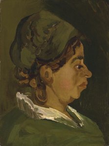 Hlava selské ženy: Správný profil, 1884 od Vincent van Gogh