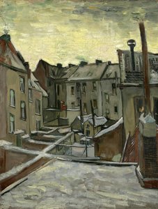 Domy viděné zezadu, Antverpy par Gogh, Vincent, van (1853-1890). Olej na plátně, rozměr: 43,7x33,7 od Vincent van Gogh