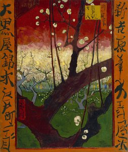 Japonaiserie: Kvetoucí Plum Orchard (podle Hiroshige), Paříž od Vincent van Gogh
