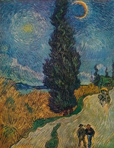 Cypress Road, 1890 od Vincent van Gogh