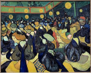 La salle de danse a Arles Obraz Vincenta Van Gogha (1853-1890) 1888 Sun. 0,65x0,81 m Paříž, musee d