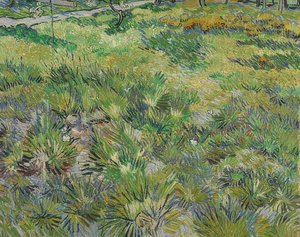 Dlouhá tráva s motýly. 1890 od Vincent van Gogh