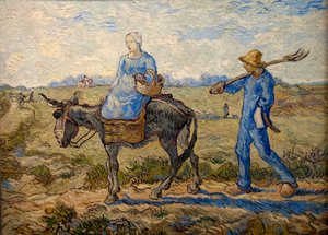 Ráno. Do práce (po prosu) od Vincent van Gogh