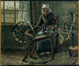 Rolnická žena navíjení cívek od Vincent van Gogh