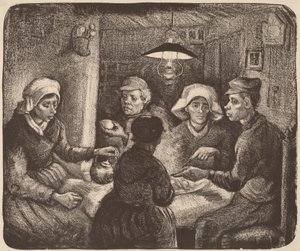 Jedáci brambor, 1885. od Vincent van Gogh