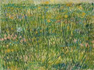 Kousek trávníku. 1887 od Vincent van Gogh
