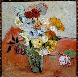 Růže a sasanky od Vincent van Gogh