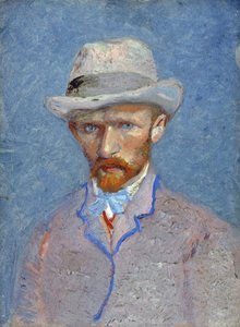 Autoportrét podle Gogha, Vincenta, van (1853-1890). Olej na kartonu, rozměr: 19x14,1 od Vincent van Gogh