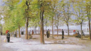 Terasa v Lucemburských zahradách od Vincent van Gogh