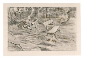 Lavička, 1882 od Vincent van Gogh