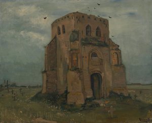 Stará kostelní věž v Nuenenu od Vincent van Gogh