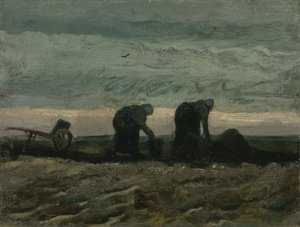 Dvě ženy na vřesovišti od Vincent van Gogh