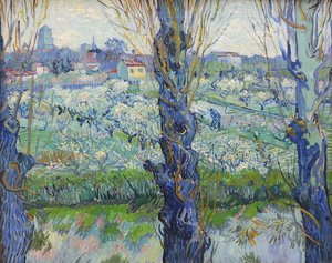 Pohled na Arles, kvetoucí sady od Vincent van Gogh