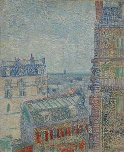 Pohled na Paříž z Theova bytu v ulici Lepic od Vincent van Gogh