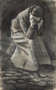 Plačící žena, 1883 od Vincent van Gogh