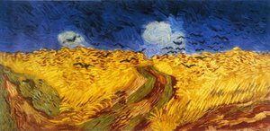 Pšeničné pole s havrany od Vincent van Gogh