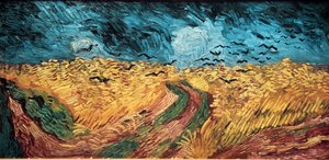 Pšeničné pole s vránami od Vincent van Gogh