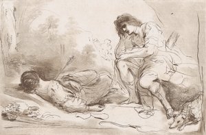 Cephalus a Procris, 1764-98. od Vincenzio Vangelisti