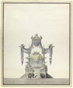 Katafalk pro císařovnu Kateřinu Velikou 1729-1796, 1796