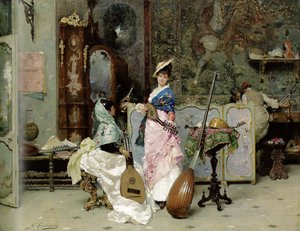 Obchod s mandolínou od Vincenzo Capobianchi