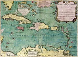 Mapa mexického souostroví
