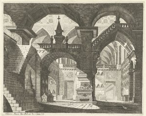 Kerkinterieur Caprici divadelních scén (název série)