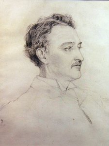 Cecil Rhodes (litho) od Violet Duchess of (after) Rutland