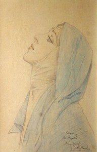 Diana Cooper z profilu a Madonna v 