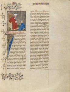 Boethius poučuje mladého chlapce o aritmetice